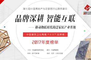 2017年度十大品牌榜